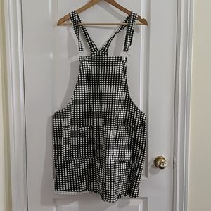 Forever 21 Gingham romper with pockets (plus)
